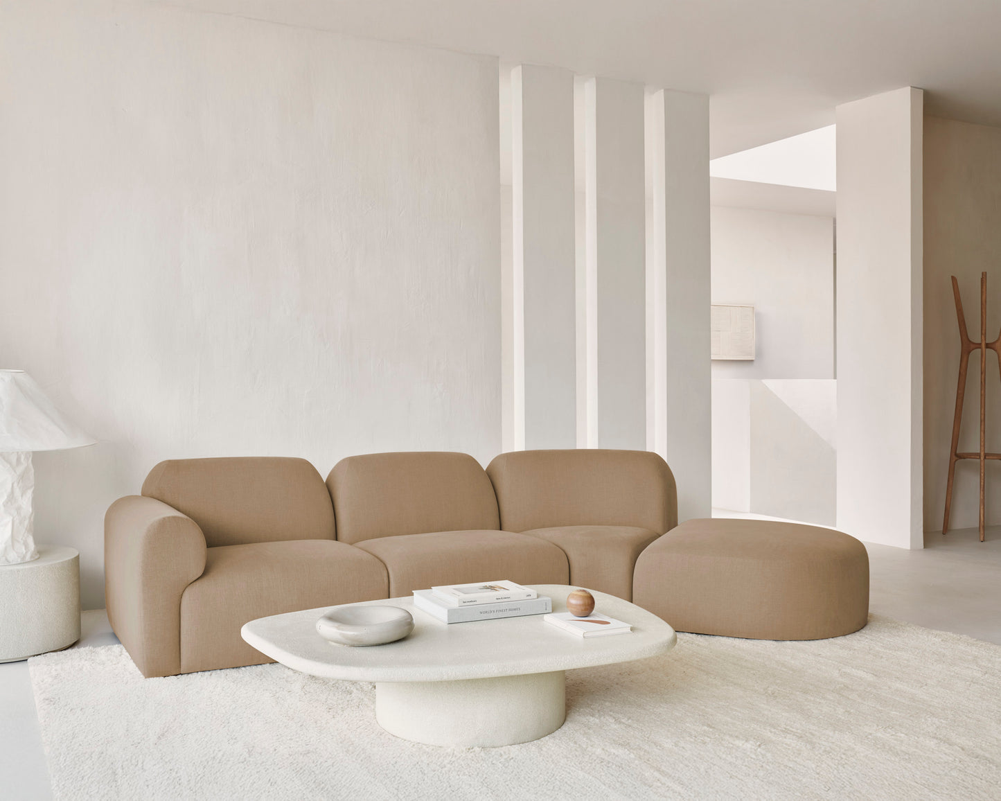 Bulky-sofa-end-seater-R-arm-1seater-round-corner-semi-circle-footstool-Elements-coffee-table-PI-coat-stand-Dunes-rug-Goode-Studio