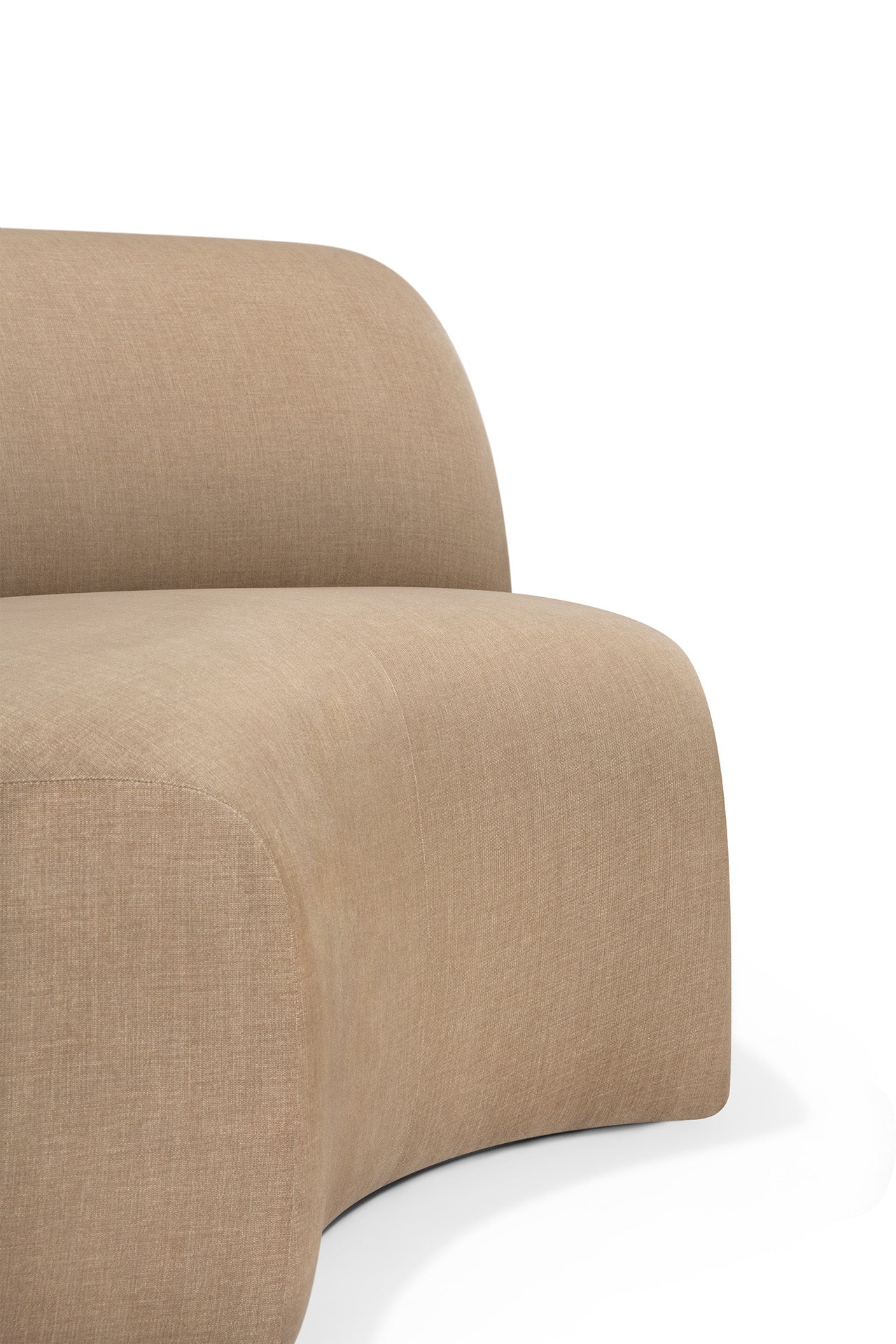 Bulky Modular Sofa, 90° Round Corner - Goode Studio