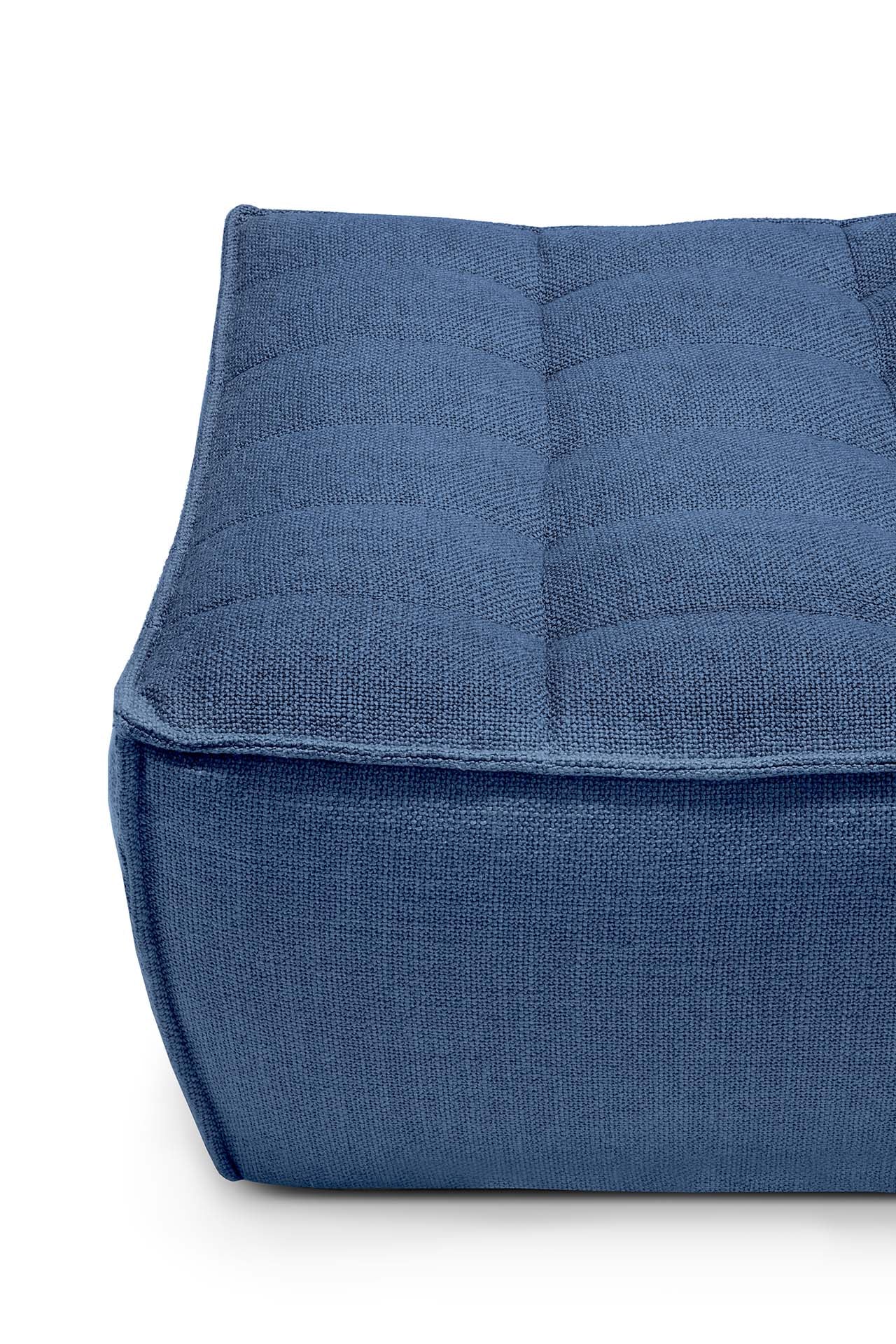 N701 Blue Sectional, Footstool - Goode Studio