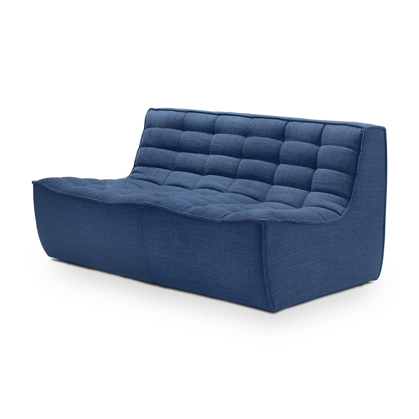 N701 Blue Sectional, 2 Seater - Goode Studio