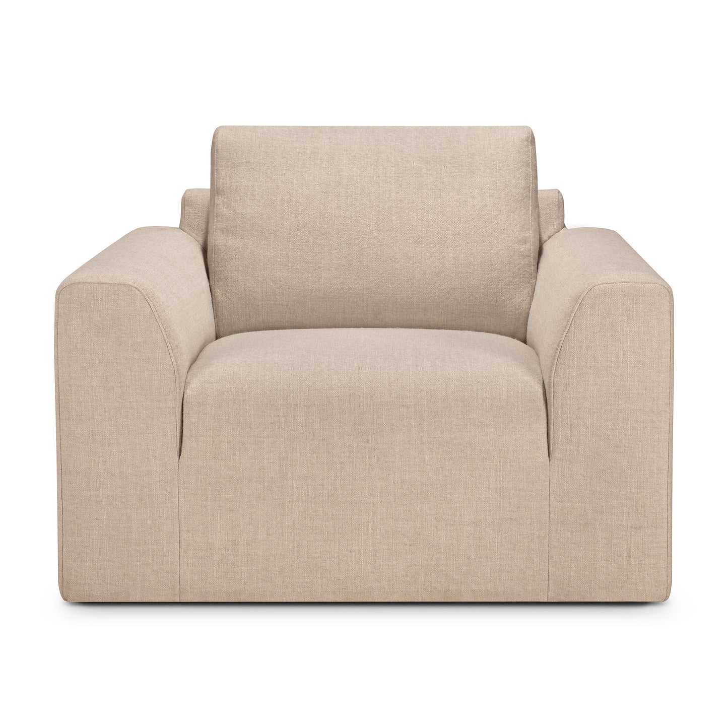 Ease Lounge Chair-Leche-fabric-front-cut-Goode-Studio