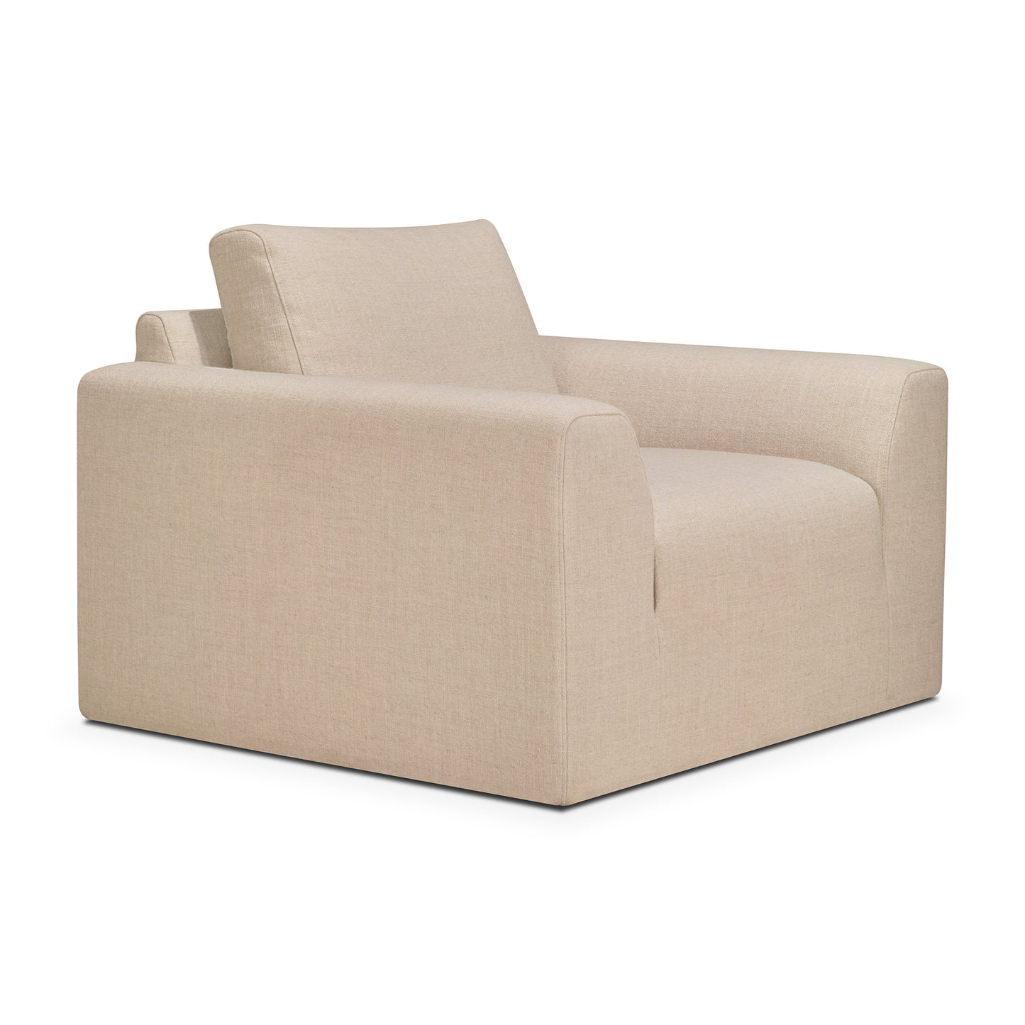 Ease Lounge Chair-Leche-fabric-side-cut-Goode-Studio
