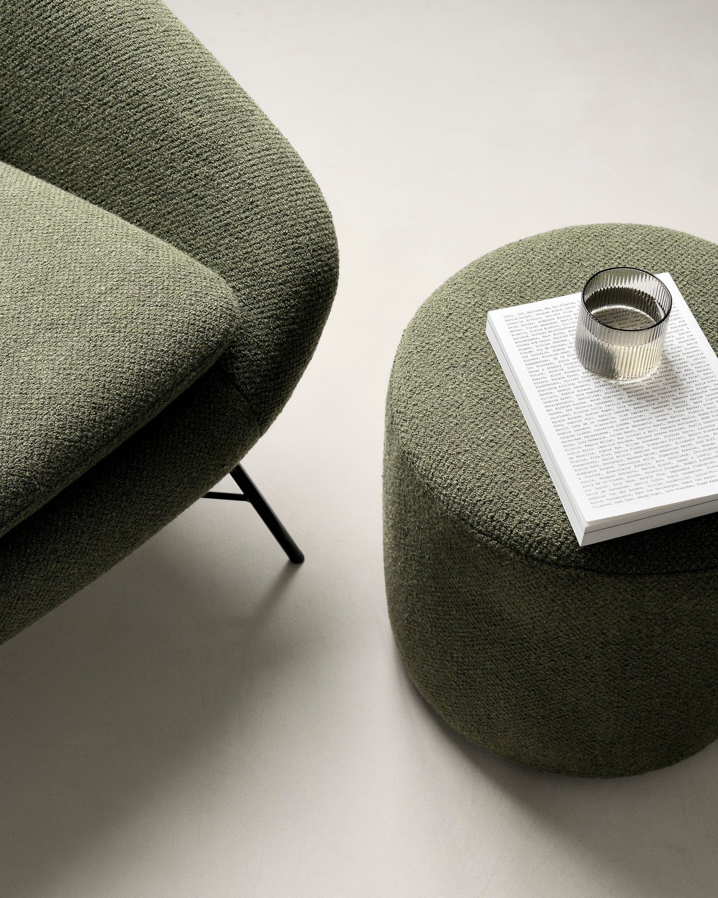 Barrow pouf lounge-chair-pine-green-Barrow-pouf-pine-green-Goode-Studio