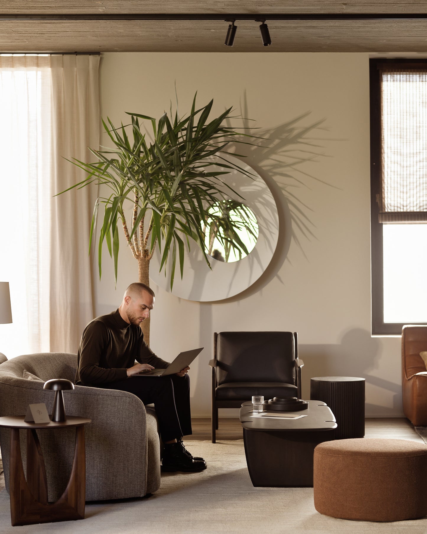 Ellipse Sofa, Ash - Goode Studio