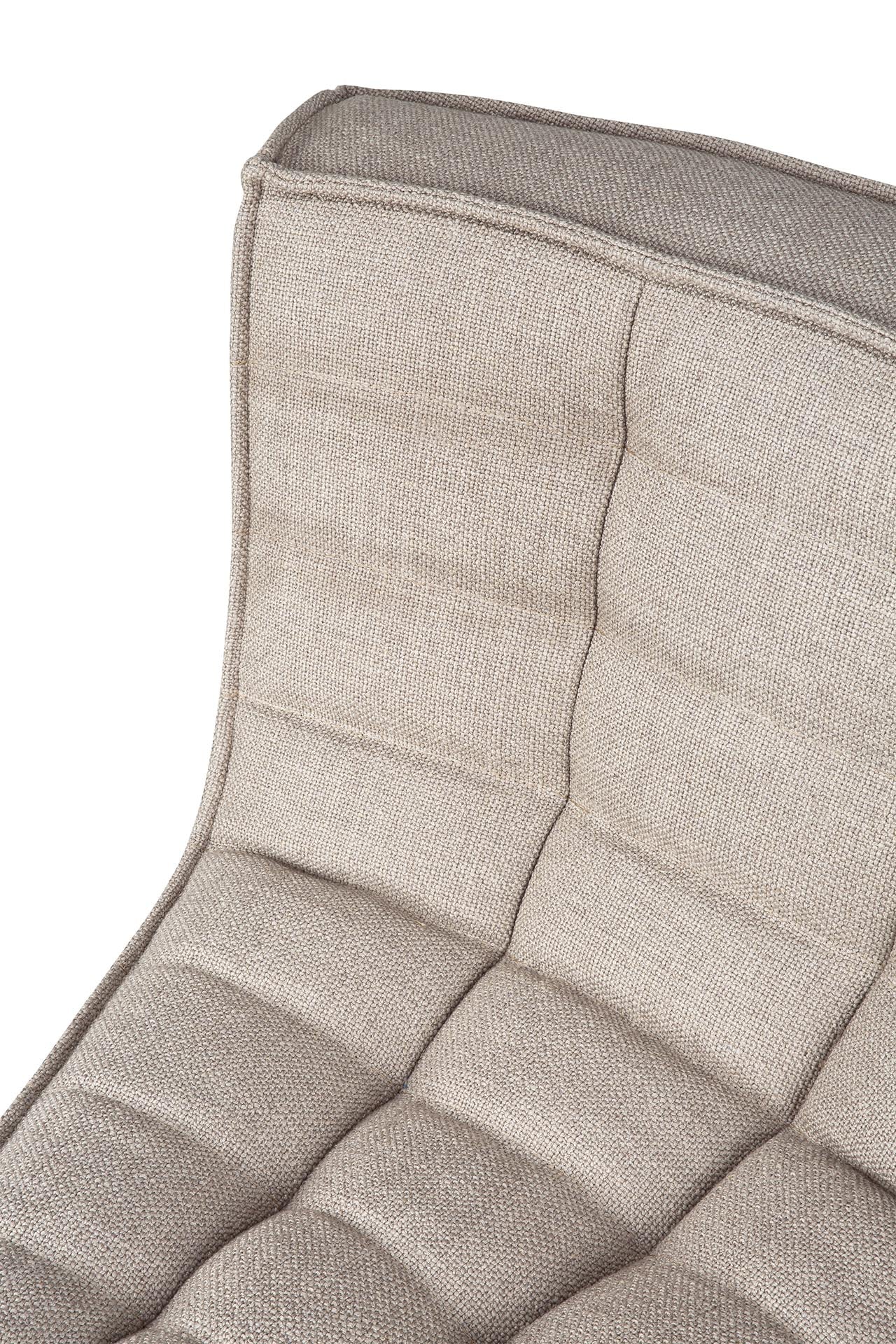 N701 Beige Sectional, 45° Round Corner - Goode Studio