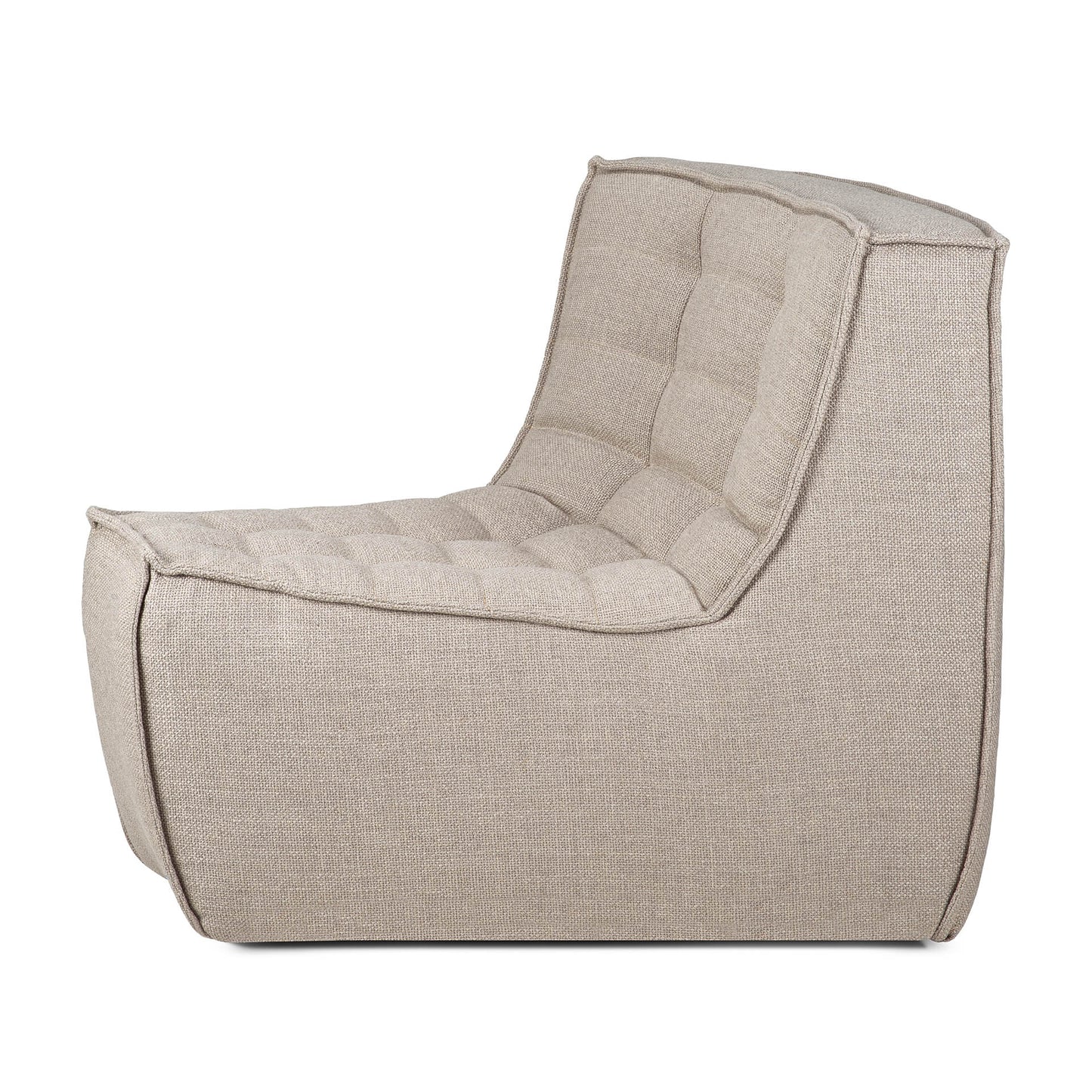 N701 Beige Sectional, 45° Round Corner - Goode Studio