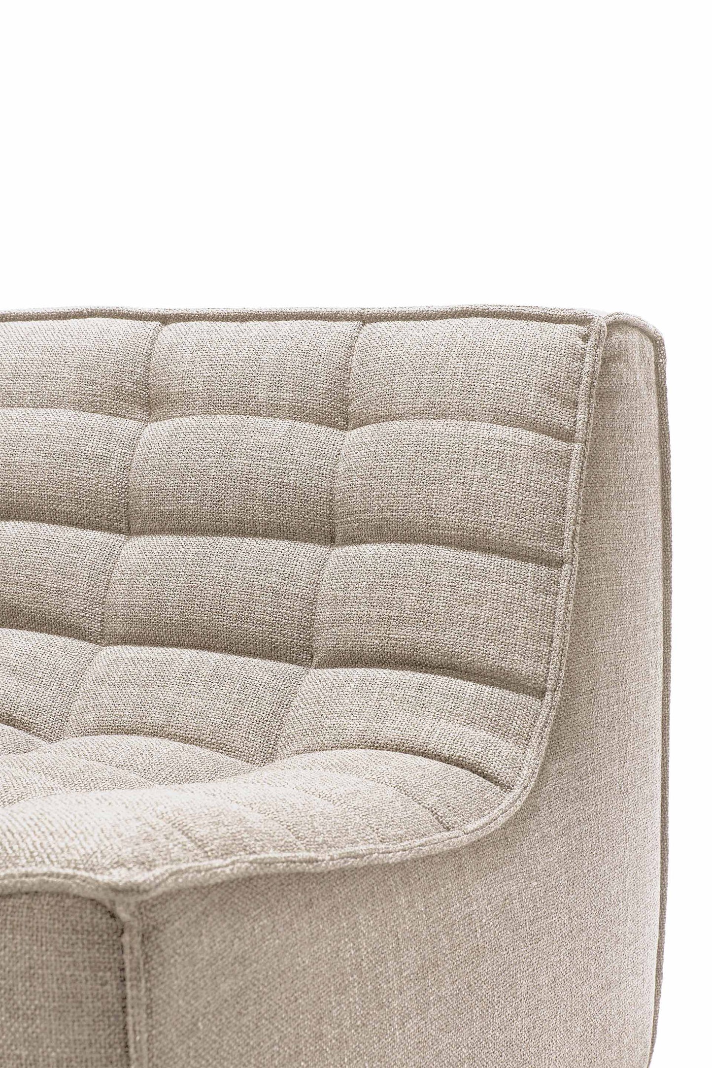 N701 Beige Sectional, 90° Square Corner - Goode Studio