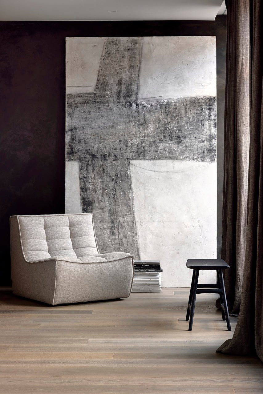 N701 Beige Sectional, 1 Seater - Goode Studio