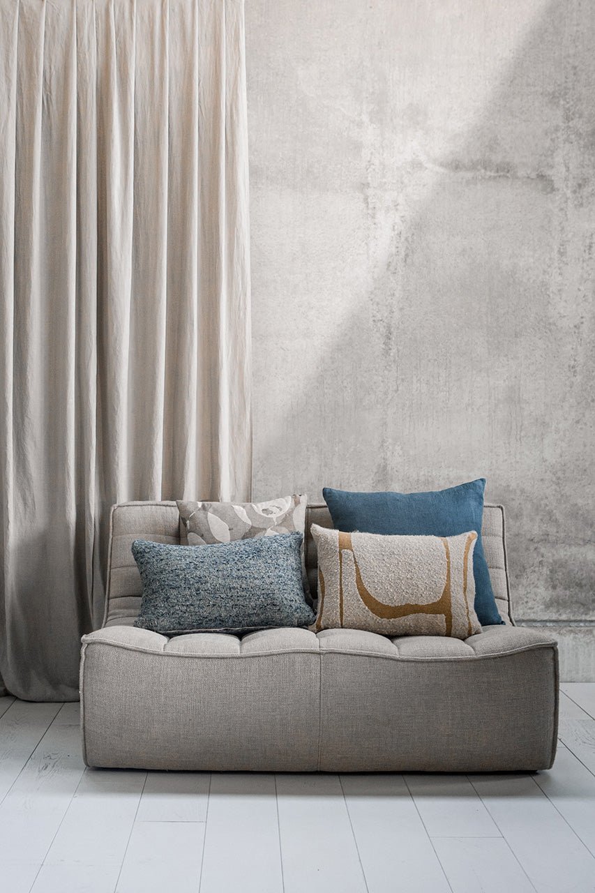 N701 Beige Sectional, 2 Seater - Goode Studio