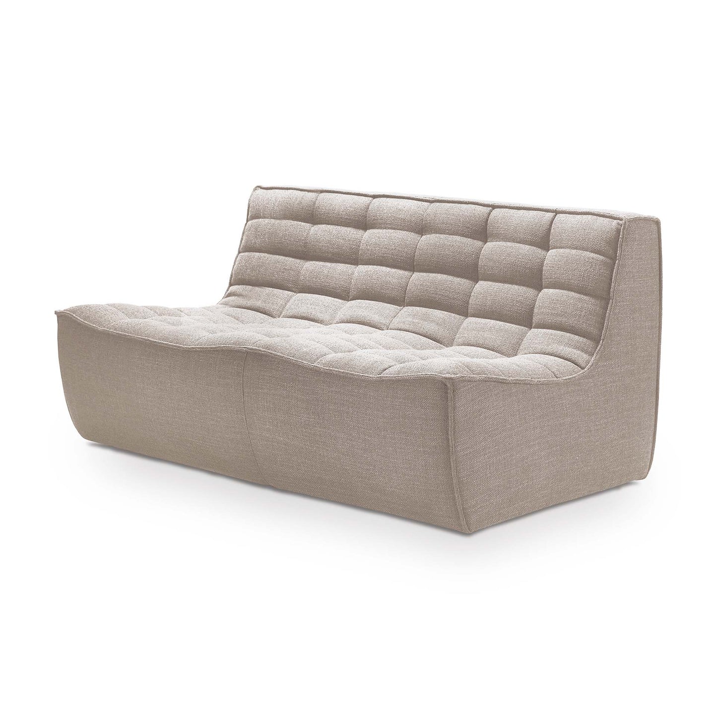 N701 Beige Sectional, 2 Seater - Goode Studio