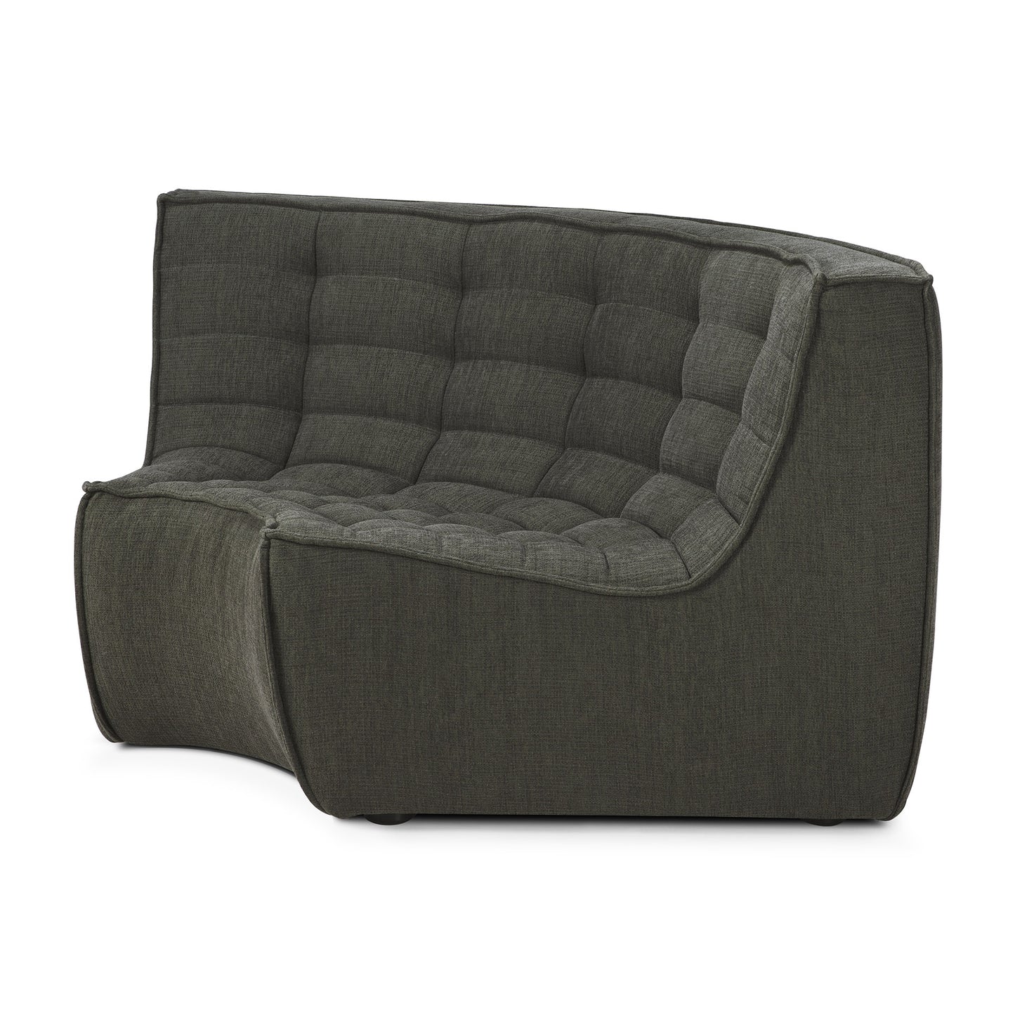 N701 Moss Eco Sectional, 90° Round Corner - Goode Studio