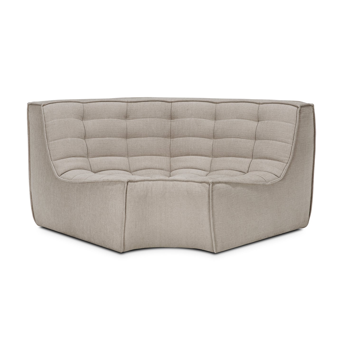 Sofa-N701-round-corner-Ecru-Eco-Fabric-front-cut-Goode-Studio