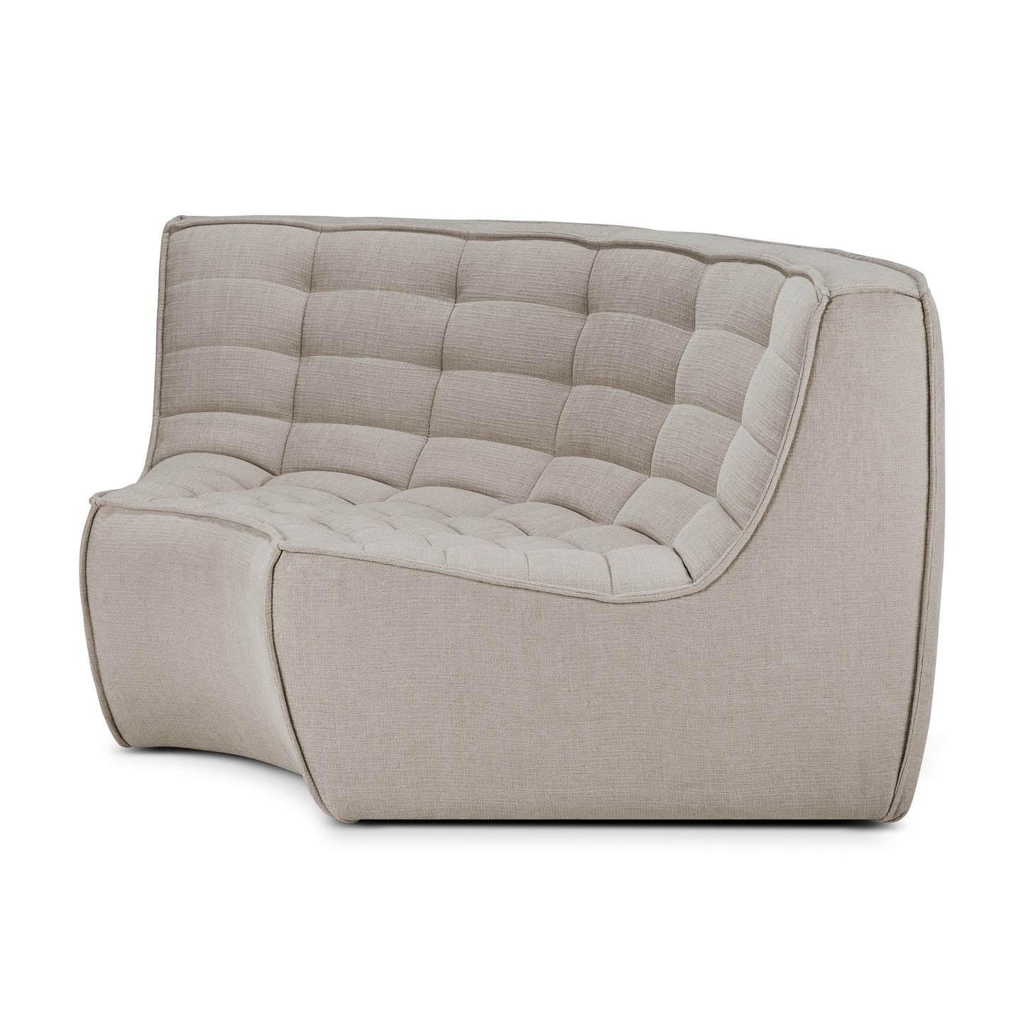 Sofa-N701-round-corner-Ecru-Eco-Fabric-side-cut-Goode-Studio