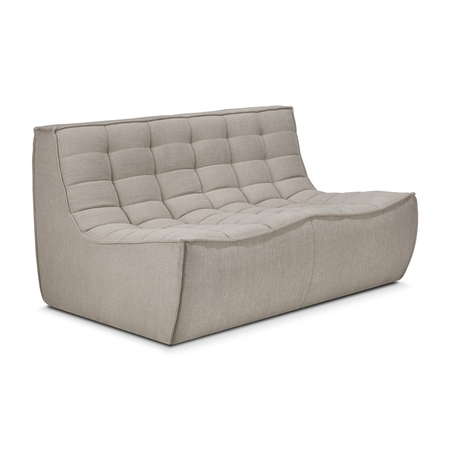 Sofa-N701-2-seater-Ecru-Eco-Fabric-140-side-cut-Goode-Studio
