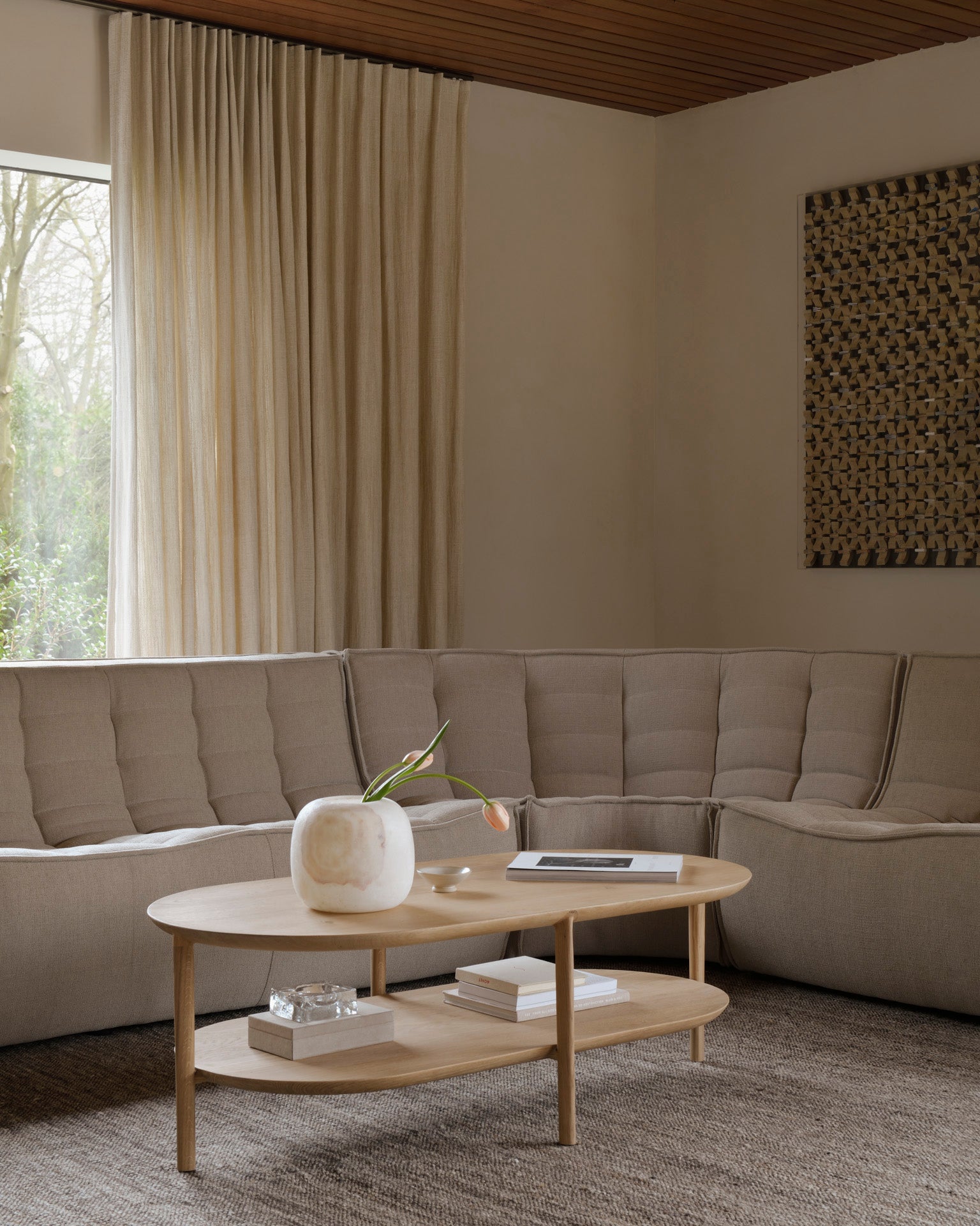 N701-sofa-3-seater-20267-2-seater-90-round-corner-Ecru-Eco-fabric-Bok-coffee-table-oak-oblong-Nomad-kilim-rug-cumin-Goode-Studio