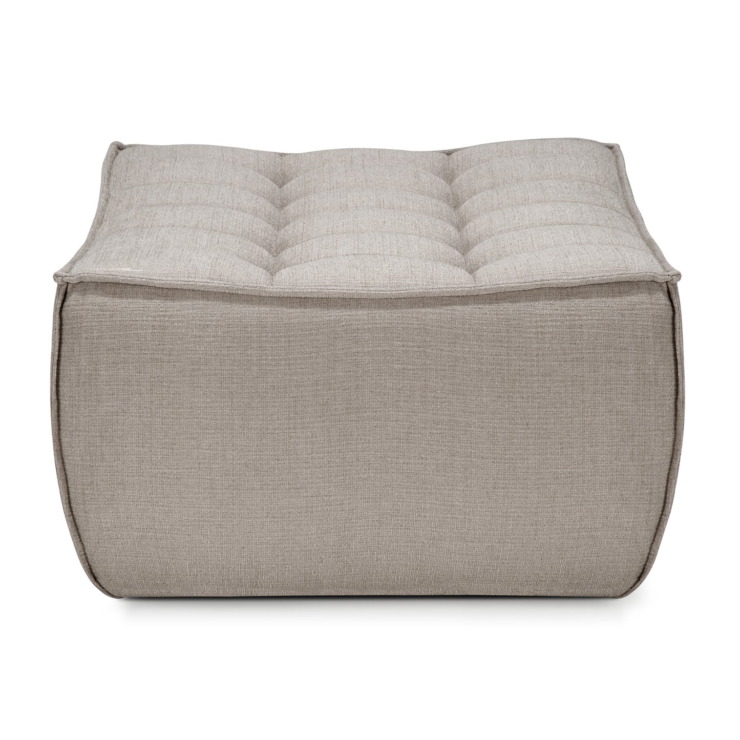 Sofa-N701-footstool-Ecru-Eco-Fabric-70-front-cut-Goode-Studio