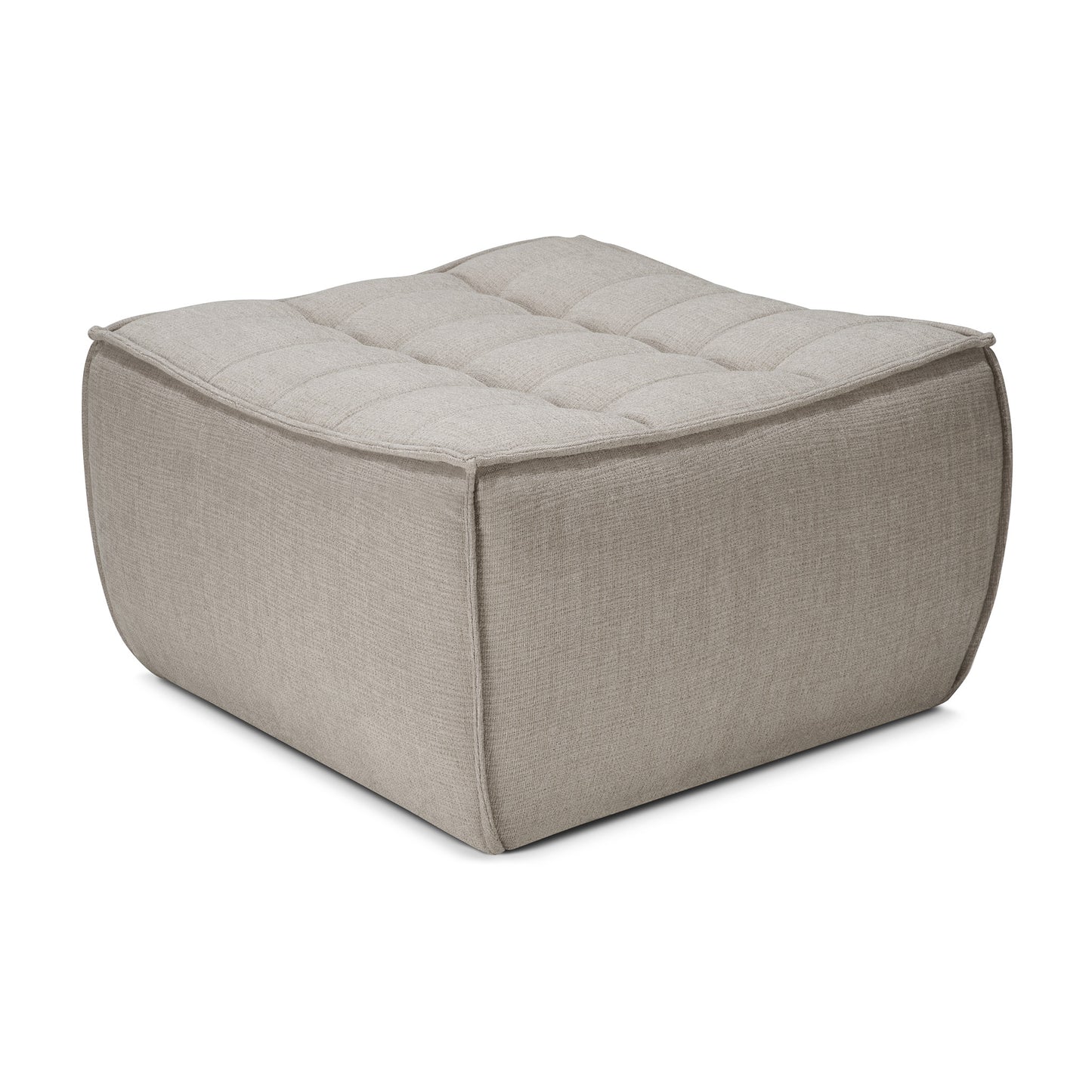 N701 Ecru Eco Sectional, Footstool - Goode Studio