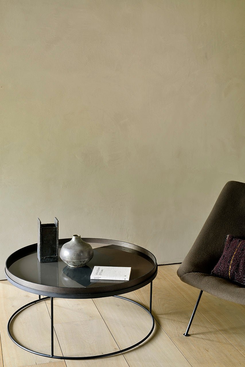 Round-tray-coffee-table-Graphite-Combined-Dots-tray-Goode-Studio