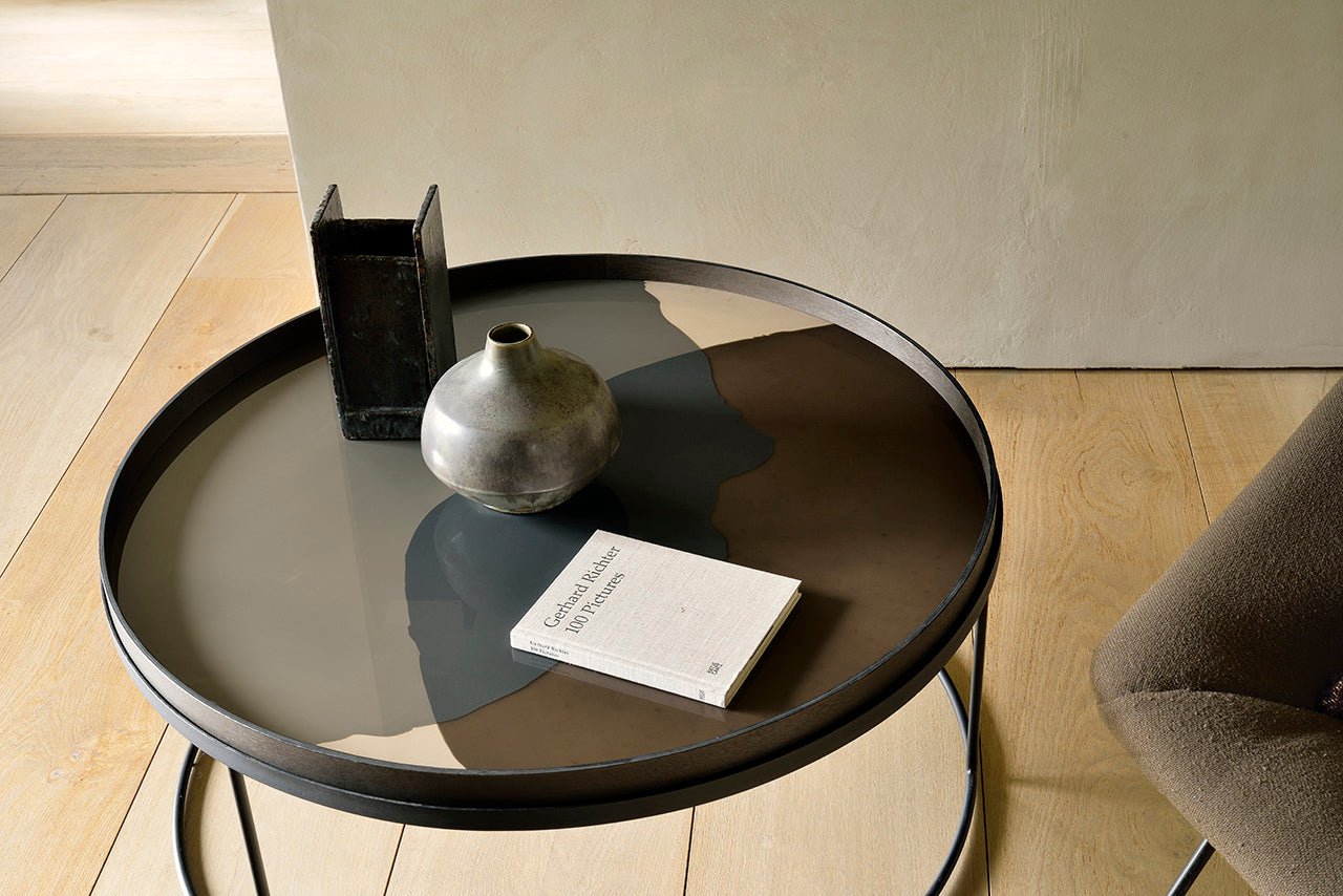 Round-tray-coffee-table-Graphite-Combined-Dots-tray-Goode-Studio