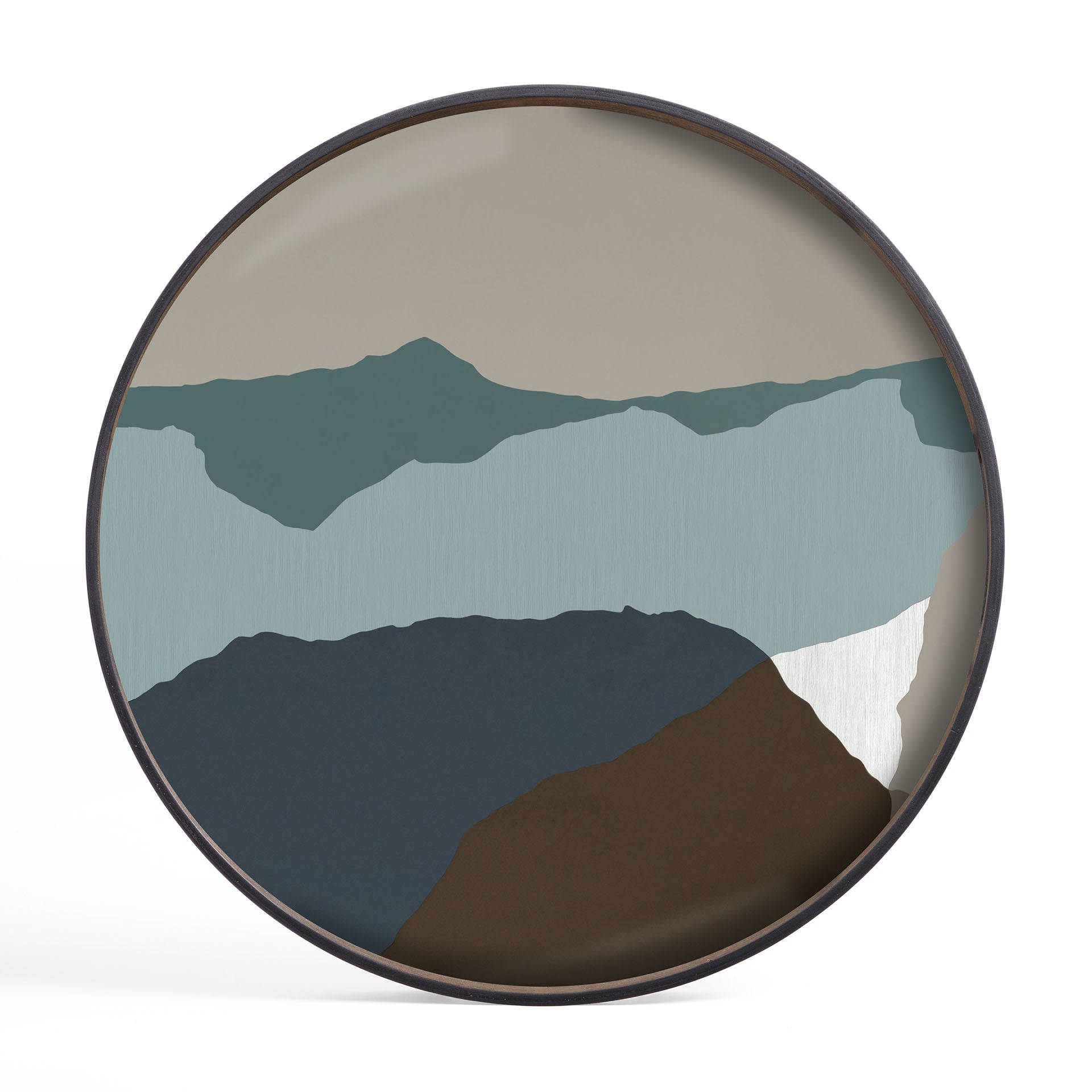 Wabi Sabi Glass Tray - Graphite