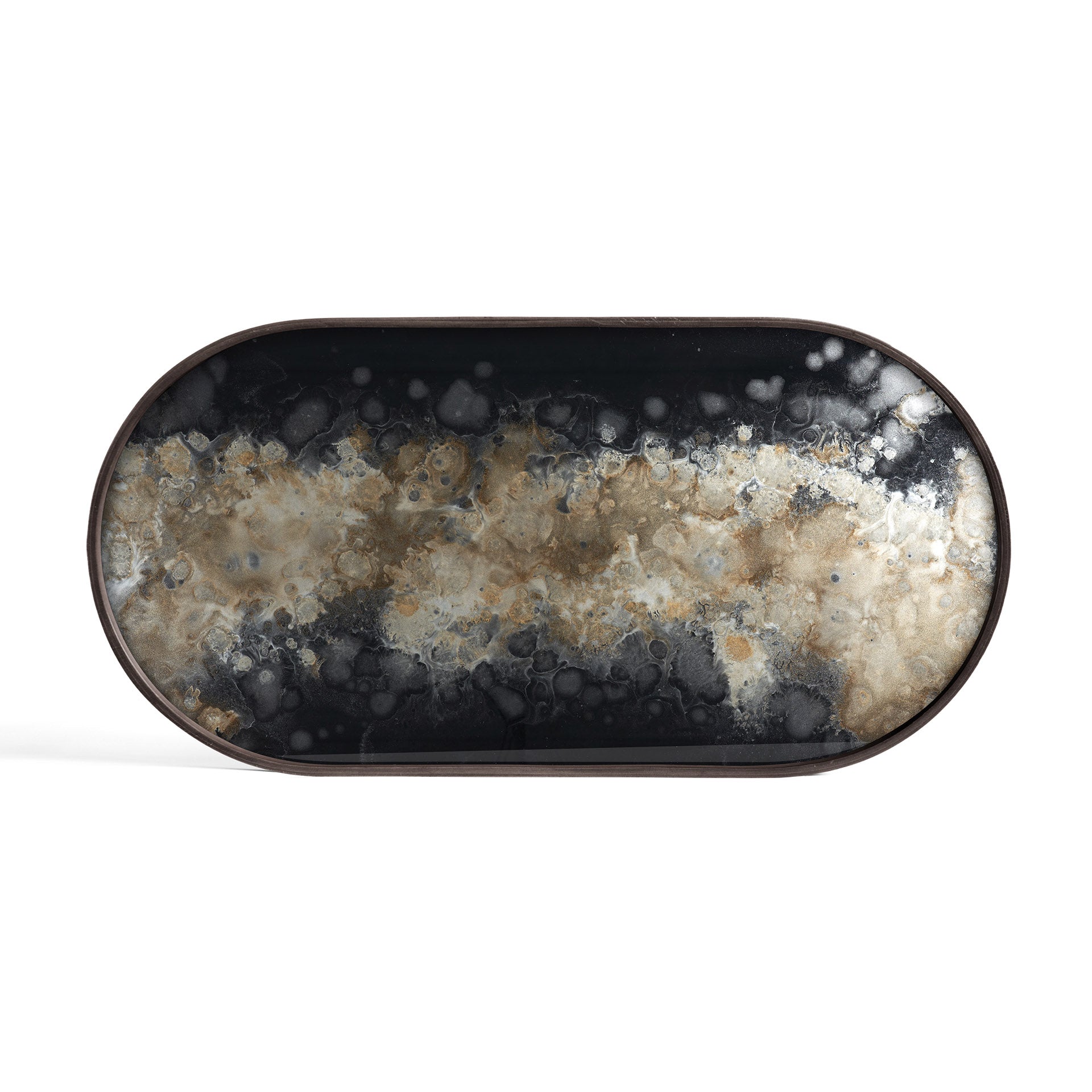 Oblong Organic Tray - Black