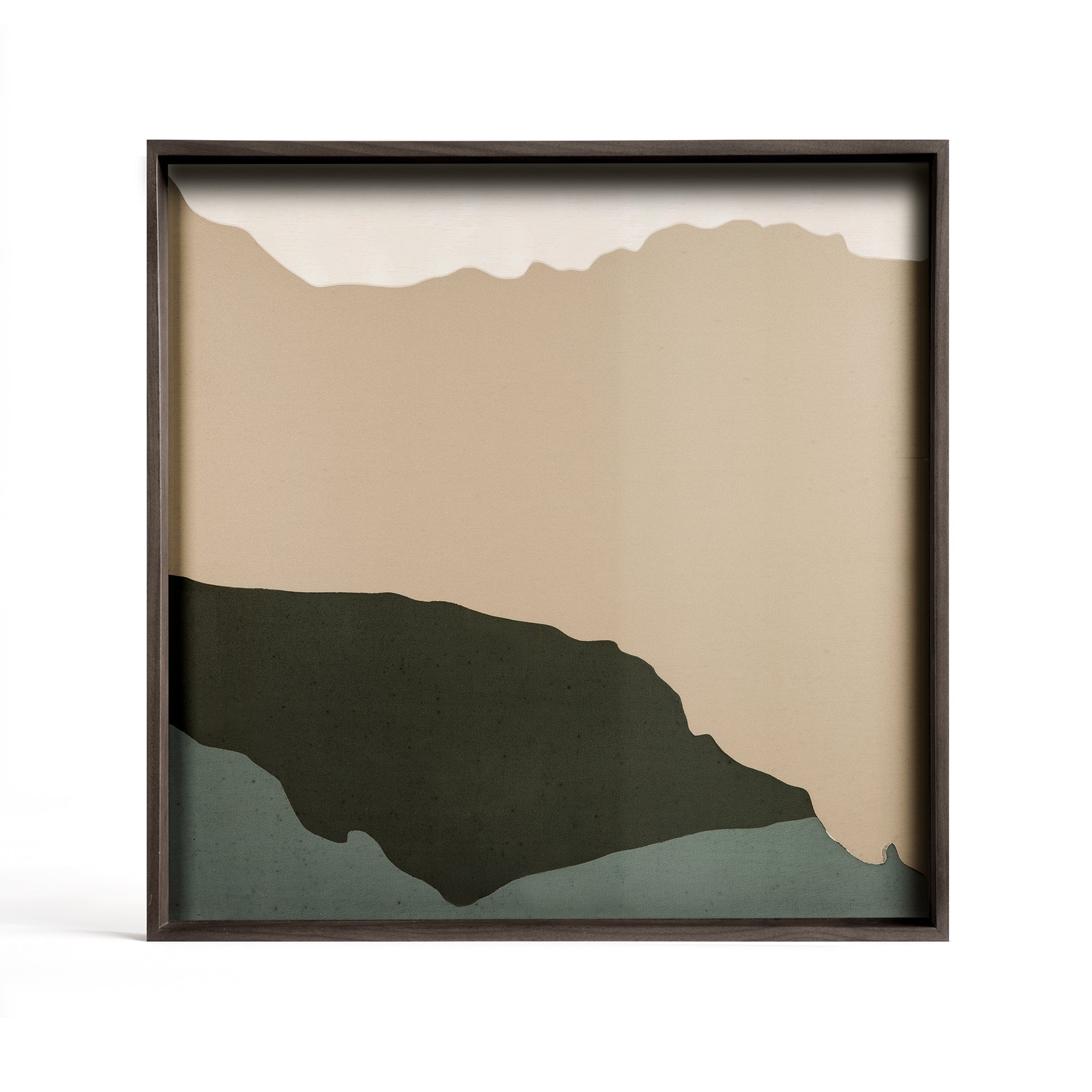 Wabi Sabi Glass Tray - Cream