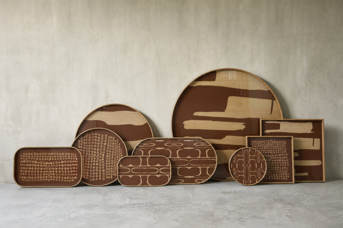 Auburn Second Nature Tray, Round - Goode Studio