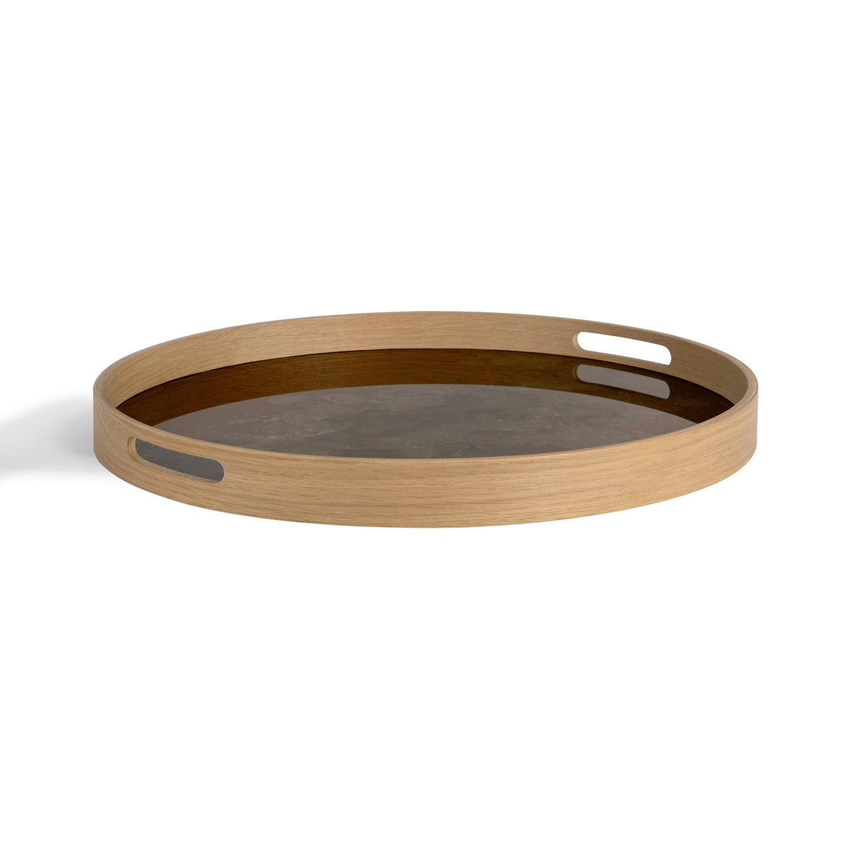 Organic Glass Tray, Metallic Bronze, Small - Goode Studio