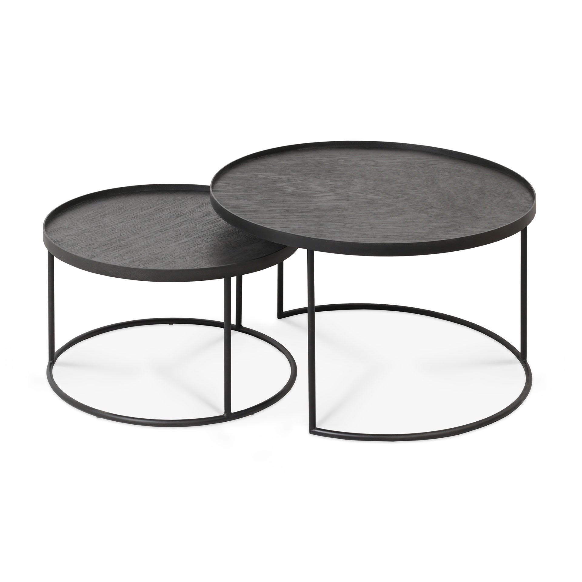 Tray Coffee Table Set - Round