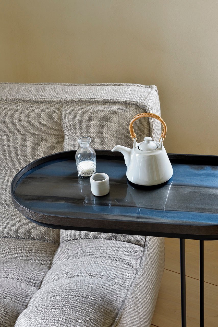 Oblong-tray-side-table-Graphite-Organic-tray-Goode-Studio