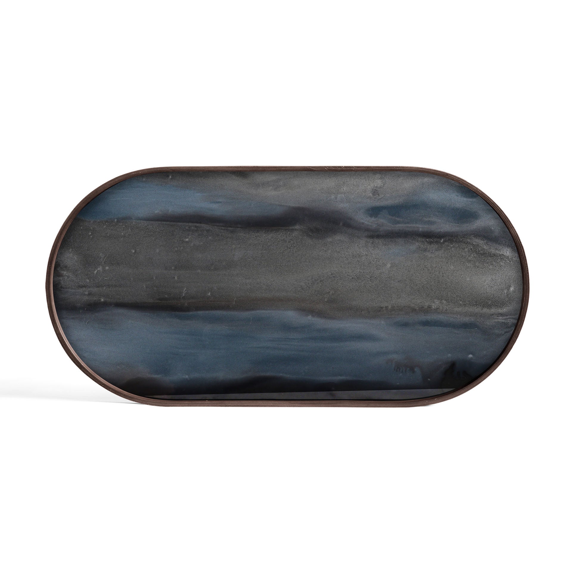 Oblong Organic Tray - Graphite