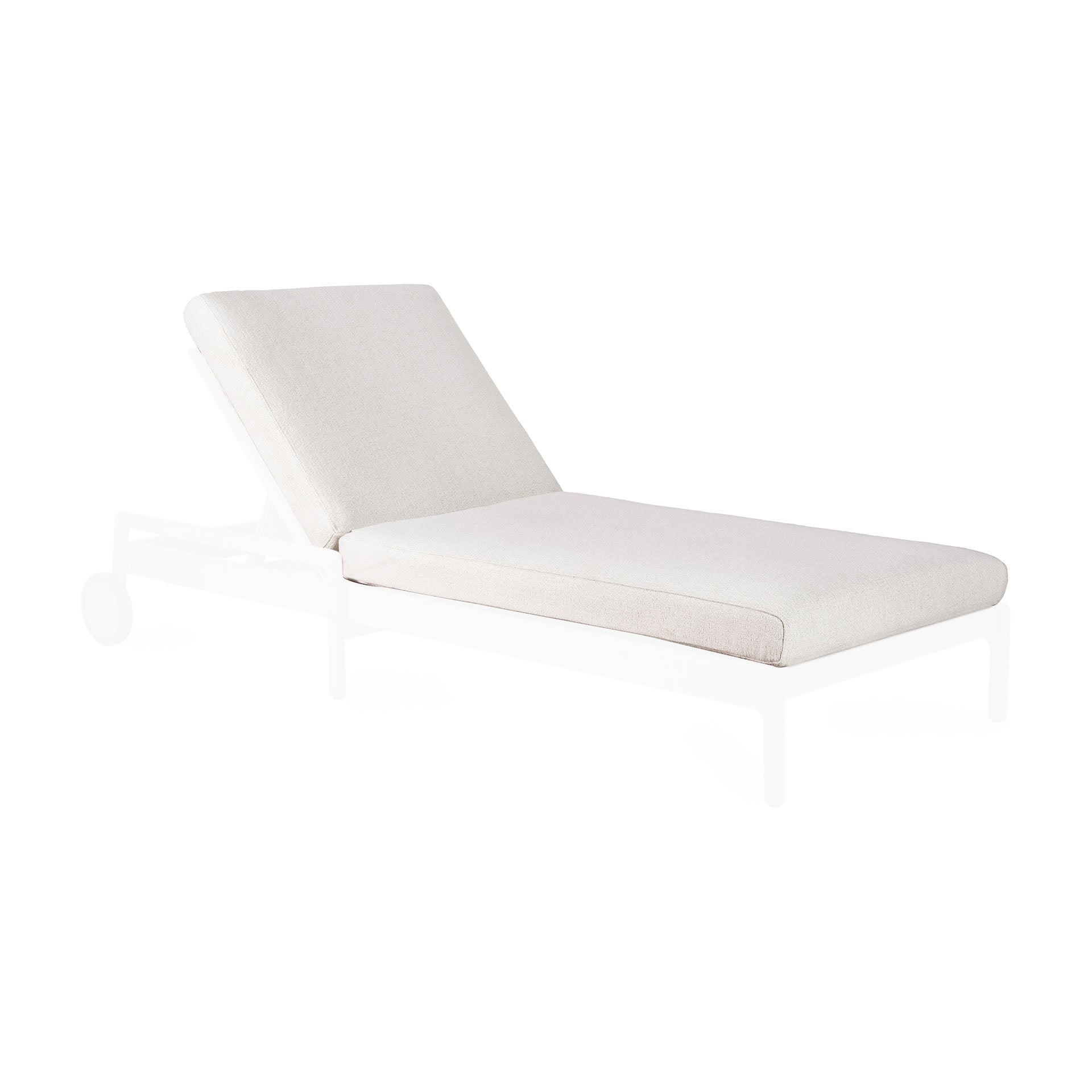 Cushion-for-Teak-Jack-outdoor-adjustable-lounger-off-white-front-cut-Goode-Studio