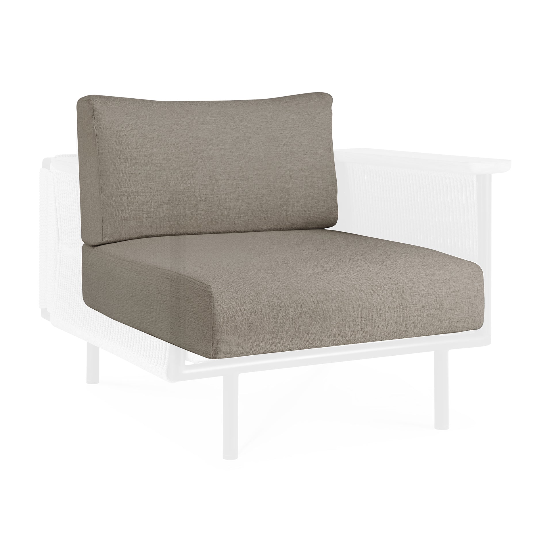 Corbey Outdoor Lounge Chair & Sofa Cushion Set - Silt