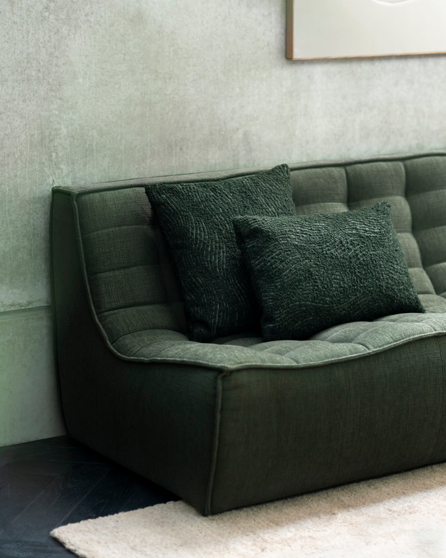 Wave-cushion-forest-square-Wave-cushion-forest-lumbar-N701-sofa-moss-Dunes-rug-Goode-Studio