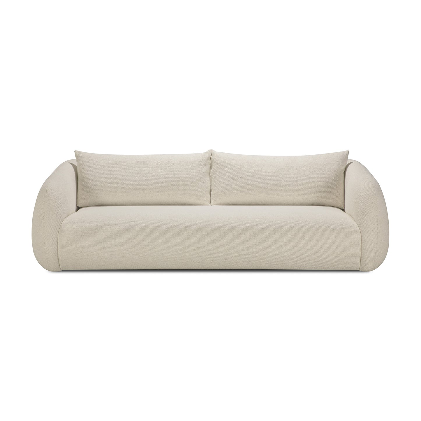 Contour Figur sofa-Chalk-fabric-grand-3-seater-front-cut-Goode-Studio