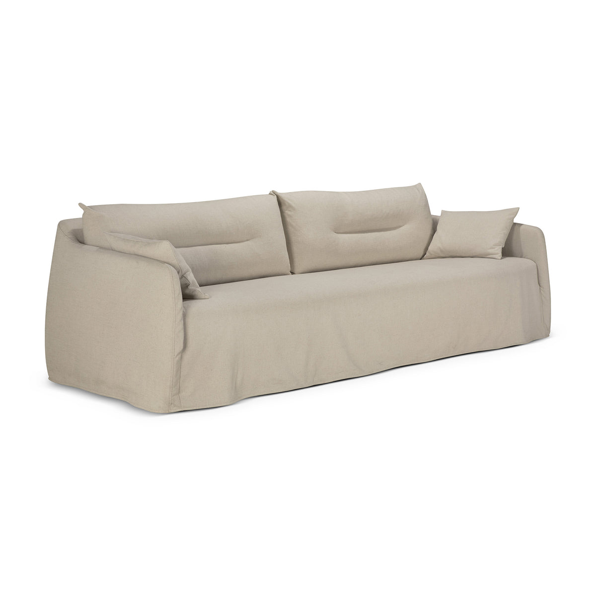 Weave Sofa, Bone - Goode Studio