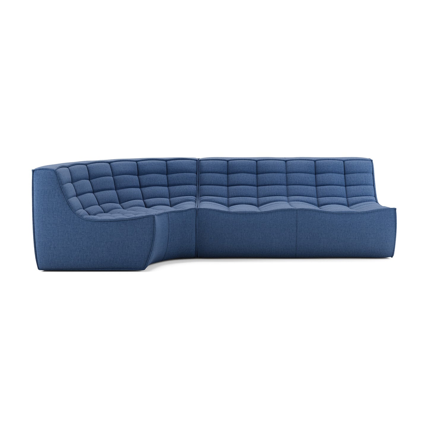 N701 Blue Sectional, 90° Round Corner - Goode Studio