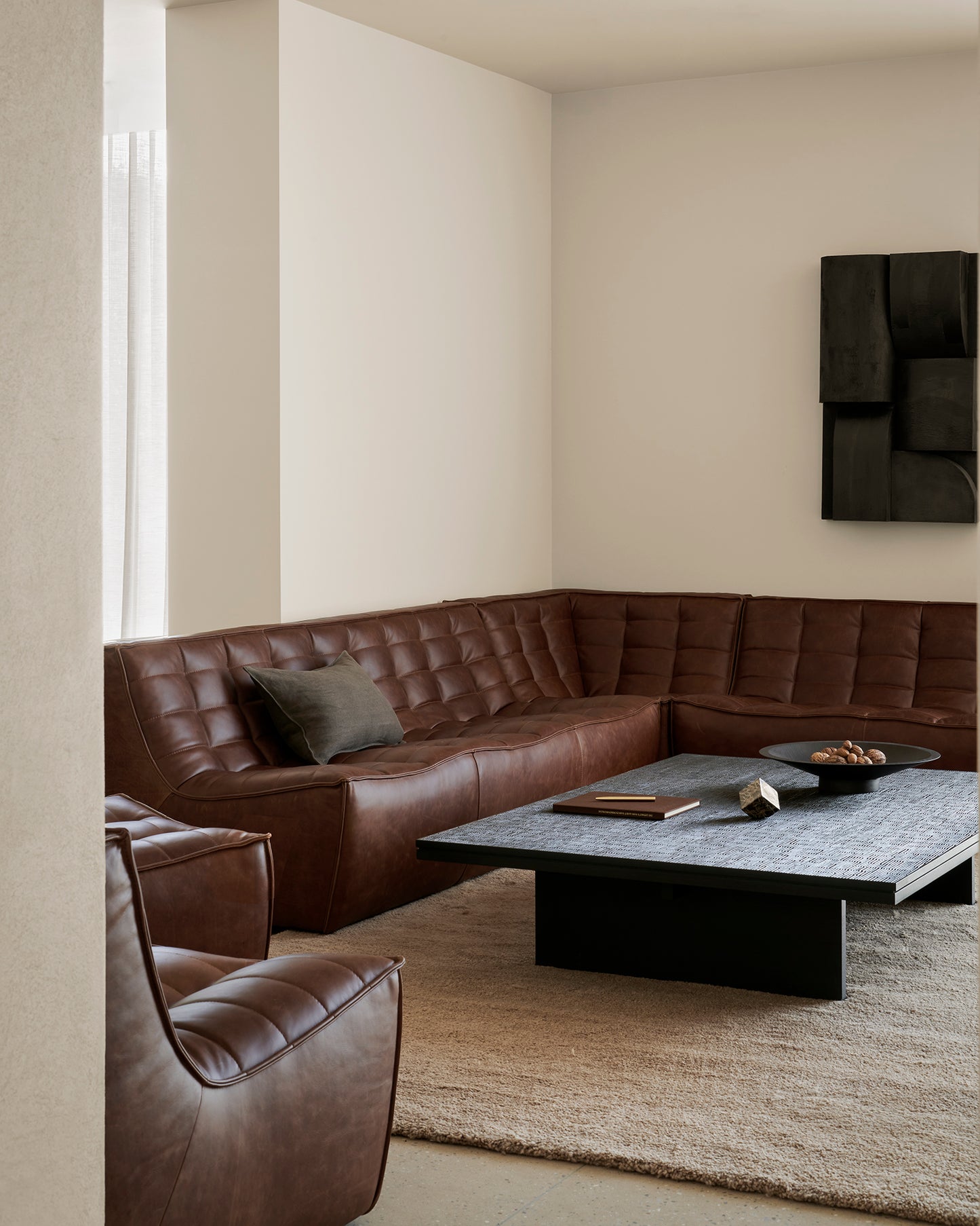 N701-modular-sofa-set-Chestnut-Grooves-coffee-table-Off-Black-Goode-Studio