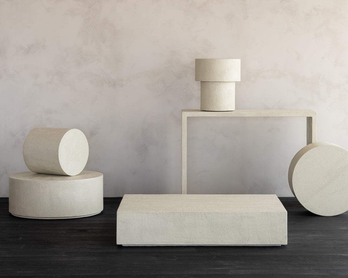 Elements-Microcement-side-table-coffee-table-console-off-white-Goode-Studio
