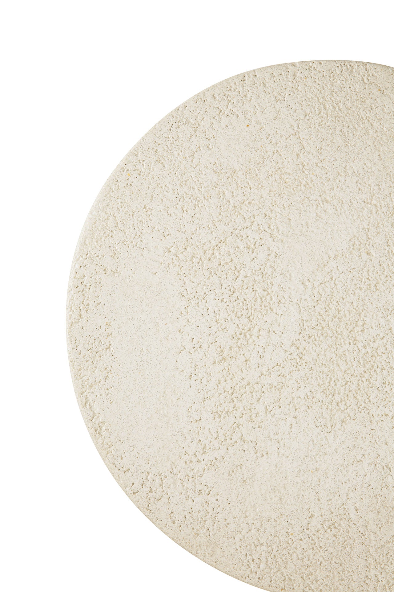 Elements-side-table-Microcement-off-white-round-Goode-Studio