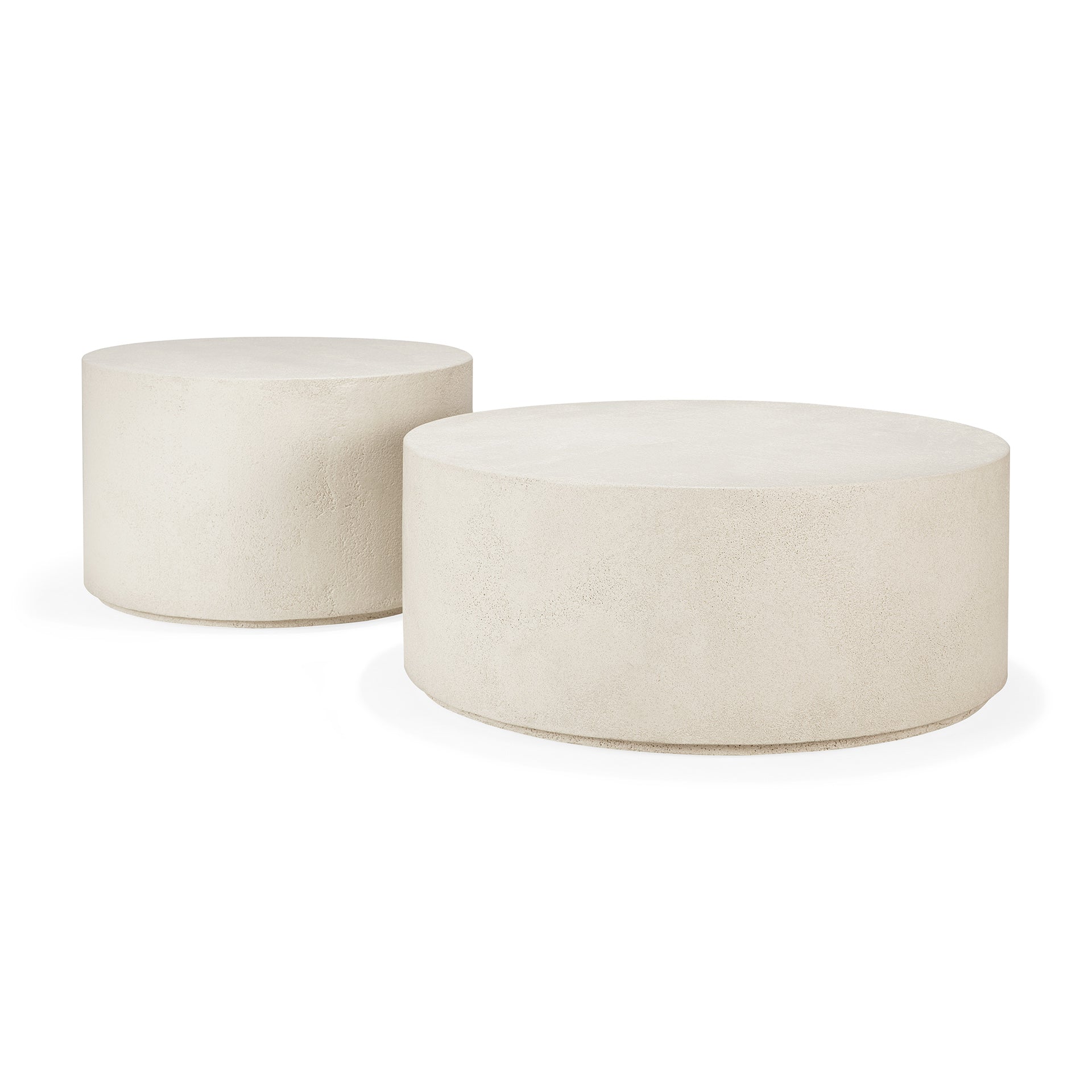 Elements-coffee-table-microcement-off-white-round-side-cut-Goode-Studio