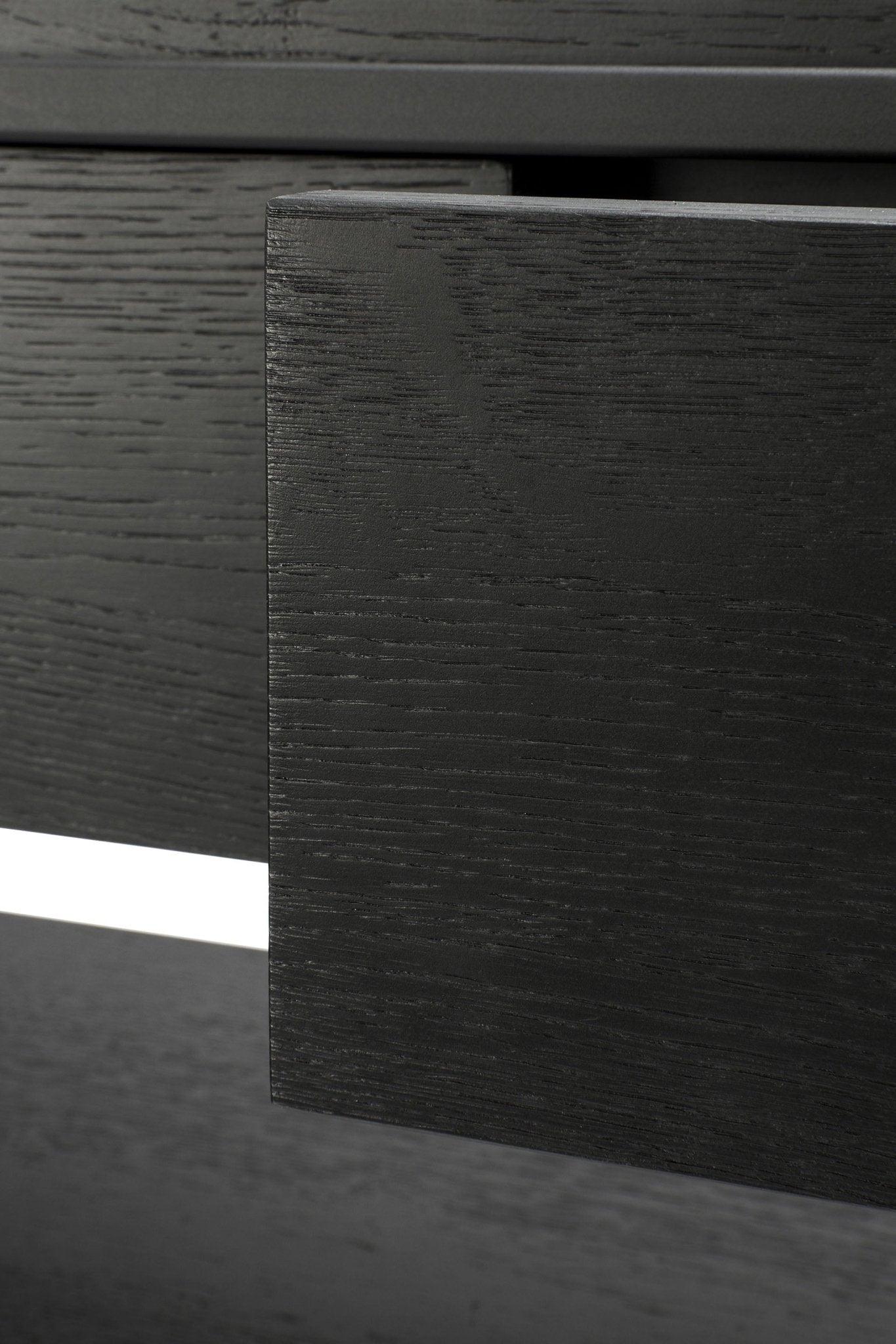 Oak-Monolit-black-console-2-drawers-black-metal-FSC-Goode-Studio