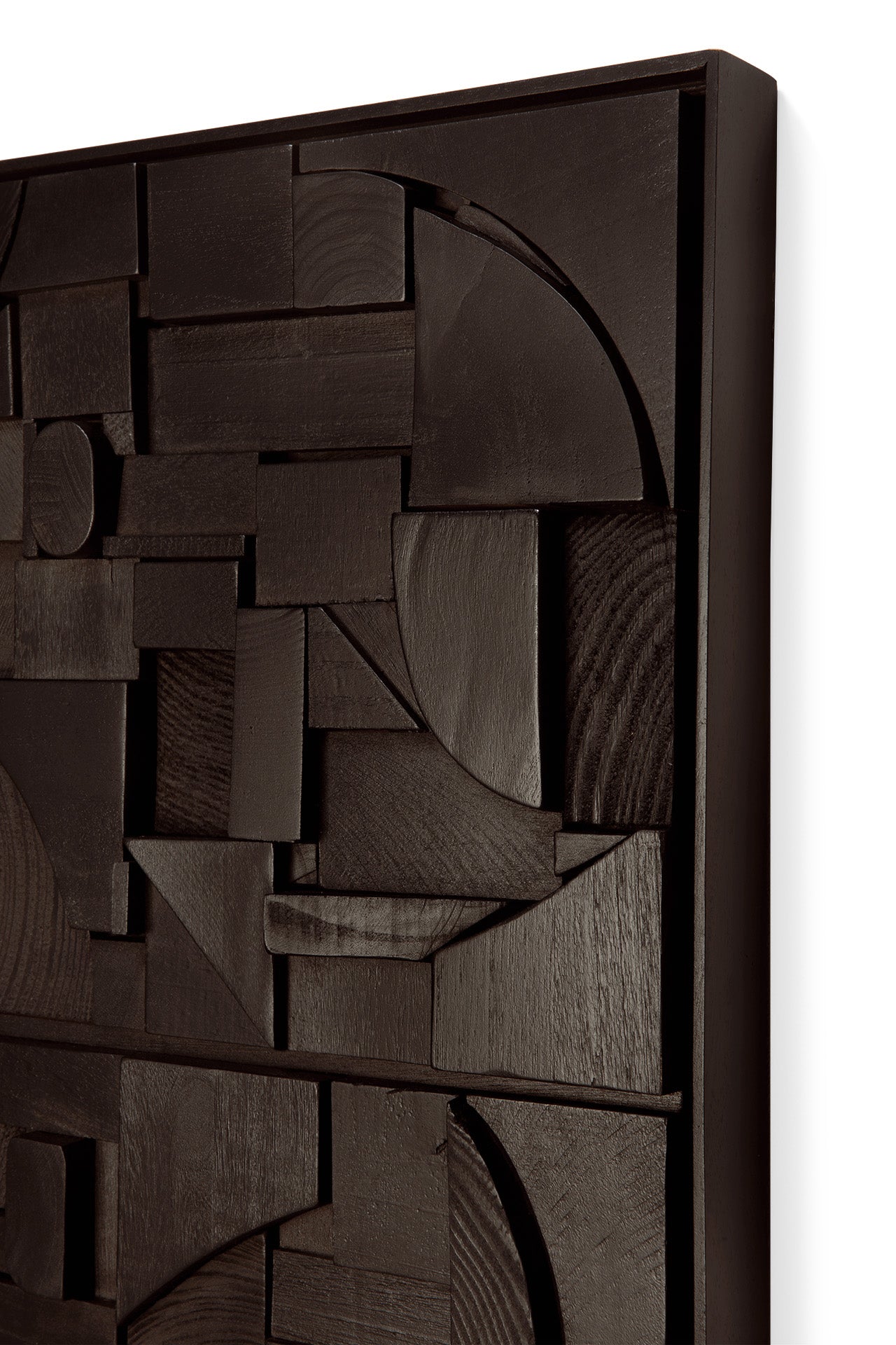 Bricks-wall-art-black-wooden-frame-rectangular-Goode-Studio