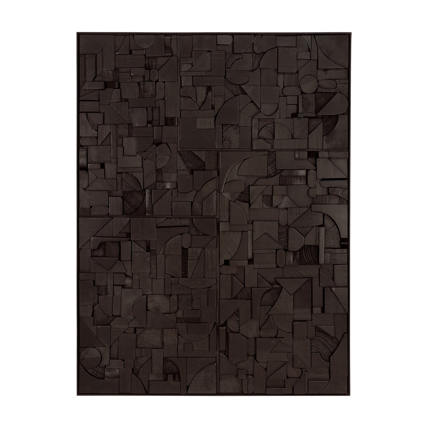 Bricks-wall-art-black-wooden-frame-rectangular-120w-front-cut-Goode-Studio