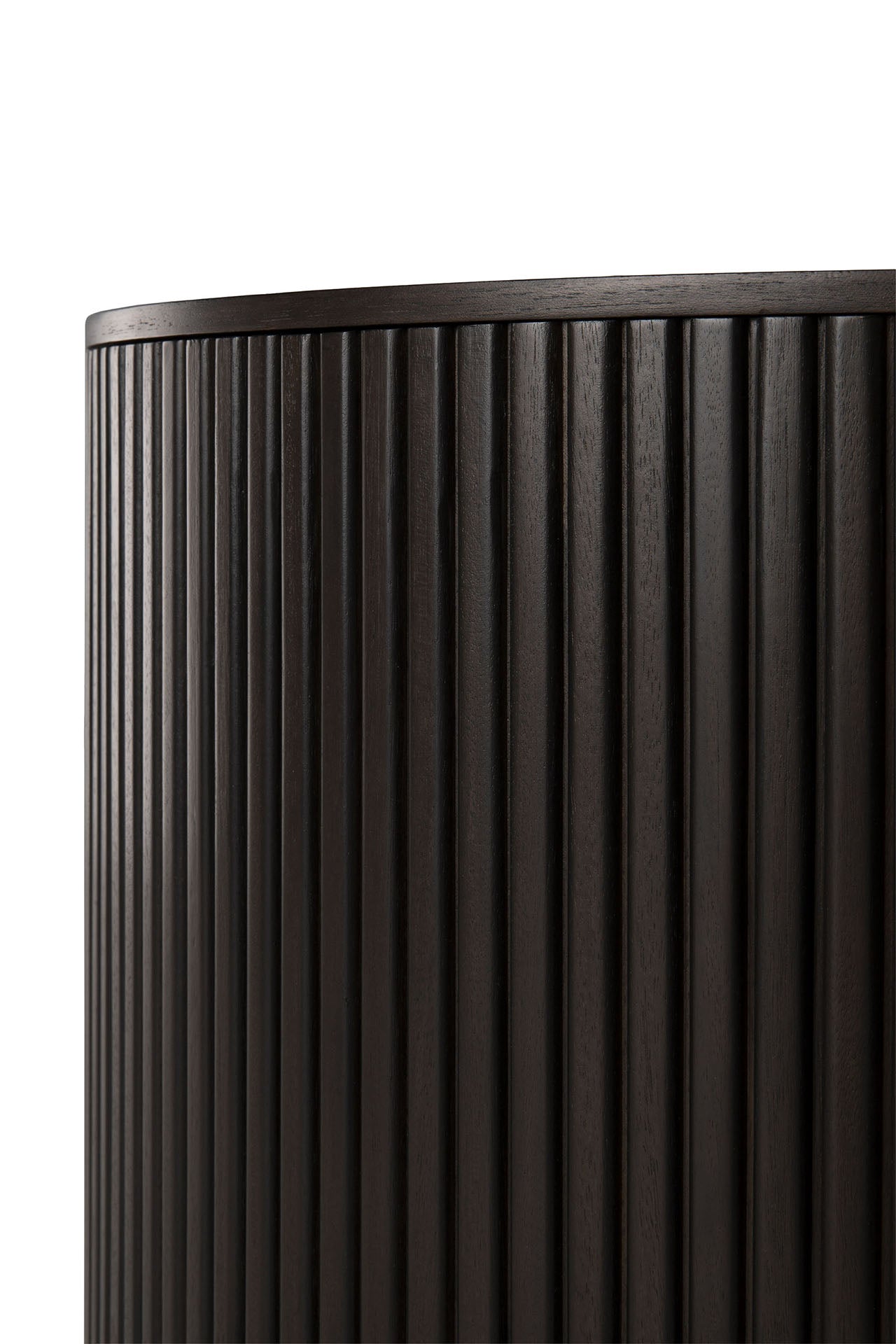 Mahogany-Roller-Max-round-side-table-dark-brown-Goode-Studio