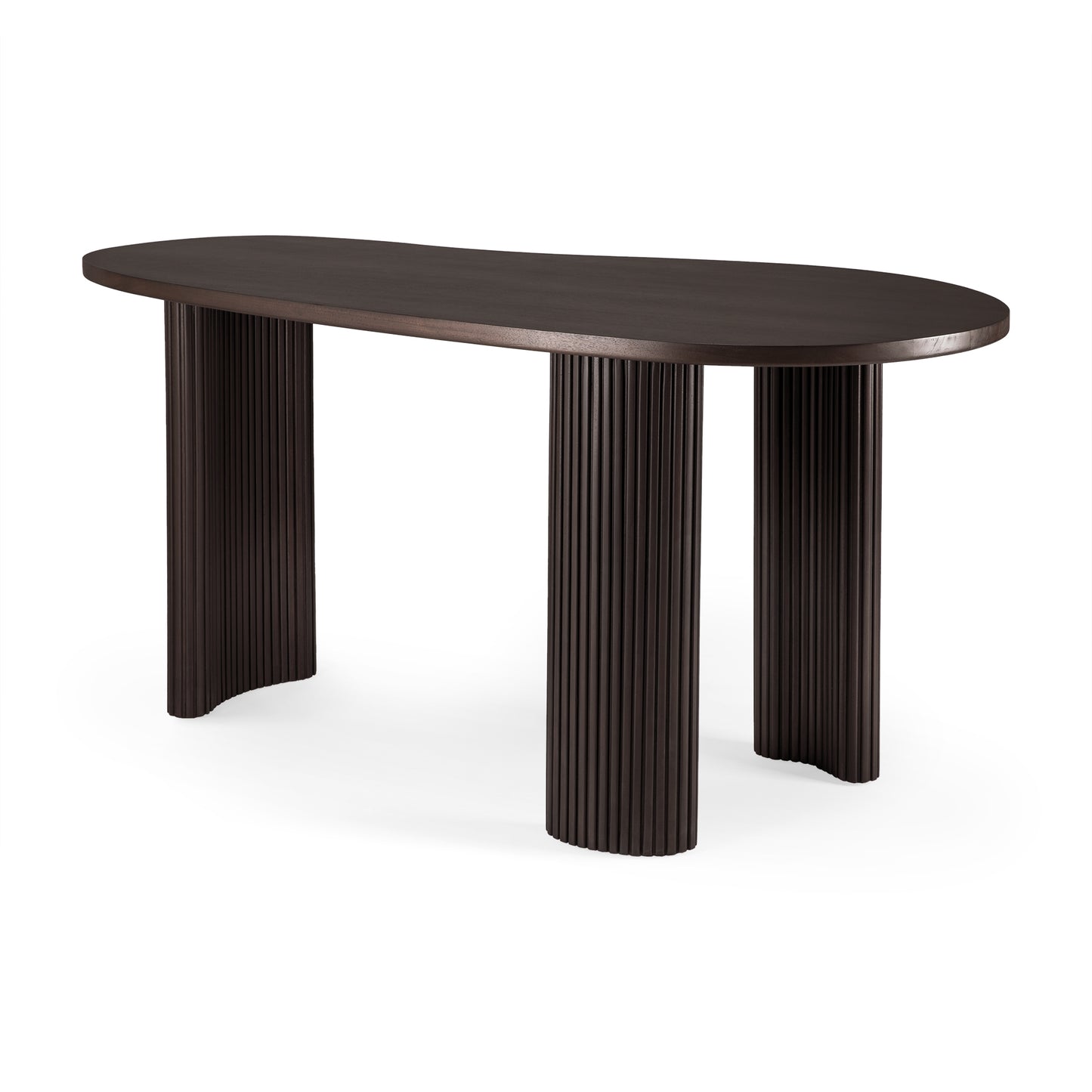 Boomerang-desk-varnished-mahogany-dark-brown-profile-cut-Goode-Studio