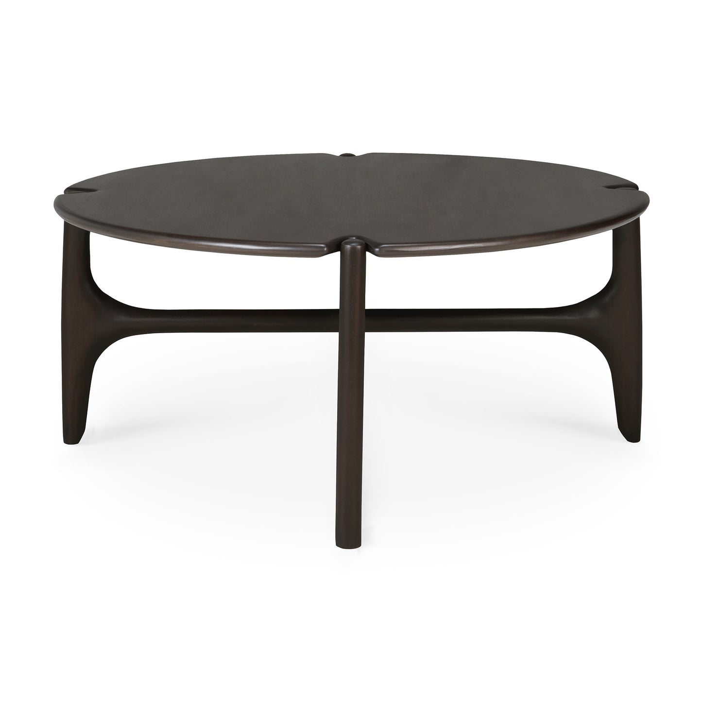 PI-coffee-table-varnished-mahogany-dark-brown-round-front-cut-Goode-Studio