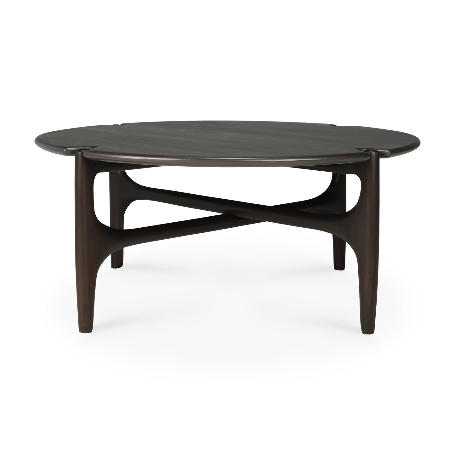 PI-coffee-table-varnished-mahogany-dark-brown-round-side-cut-Goode-Studio