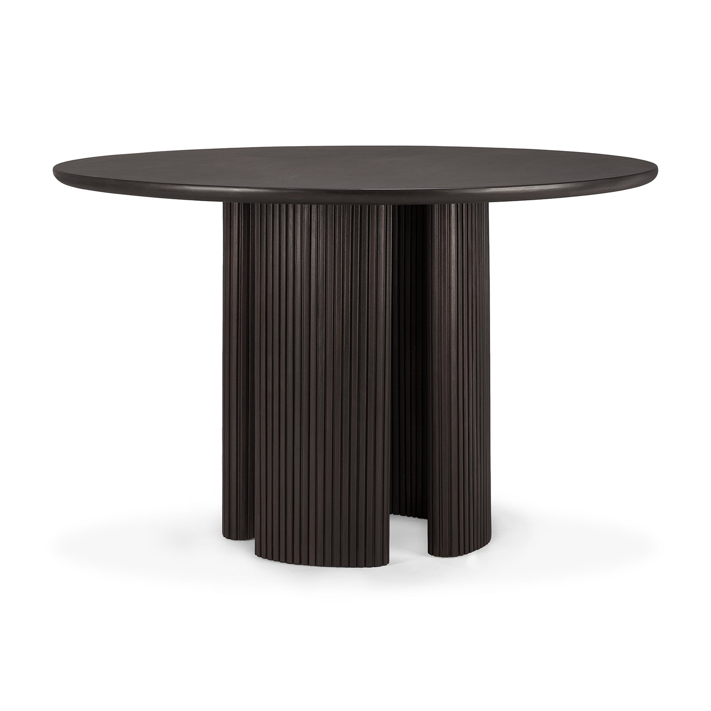 Mahogany Roller Max dining table dark brown varnished finish
