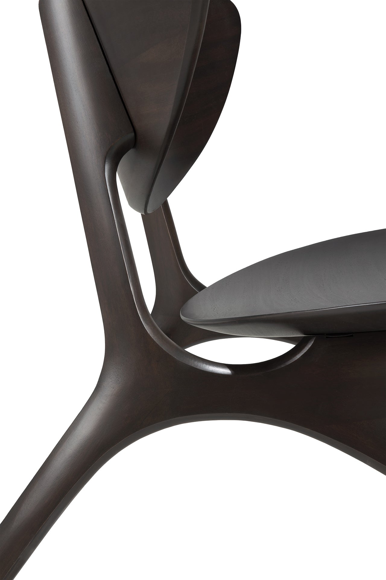 Eye Lounge Chair-varnished-mahogany-dark-brown-Goode-Studio